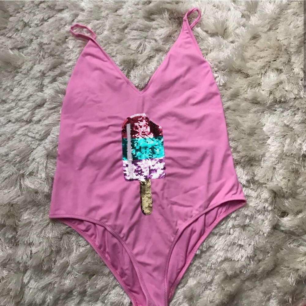 Top shop sequin one piece